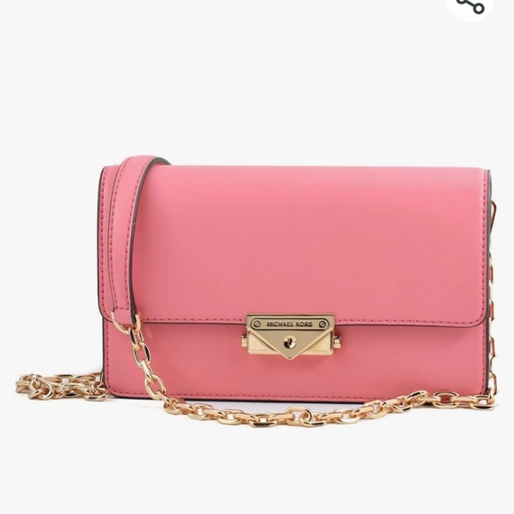 Cece Tea Rose Michael Kors Authentic Purse Crossbody - Picture 3 of 5